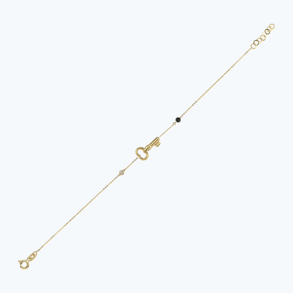 Schlüssel Diamantarmband