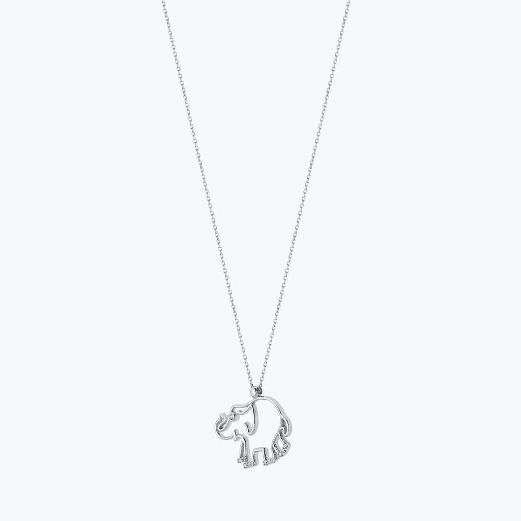 Elephant Diamond Necklace- Surprise