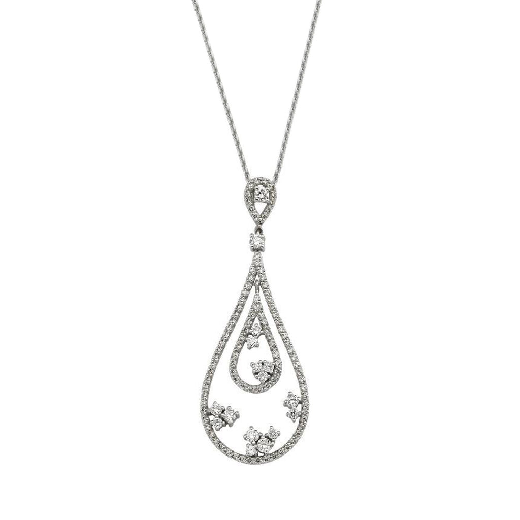 Collier Diamant Goutte