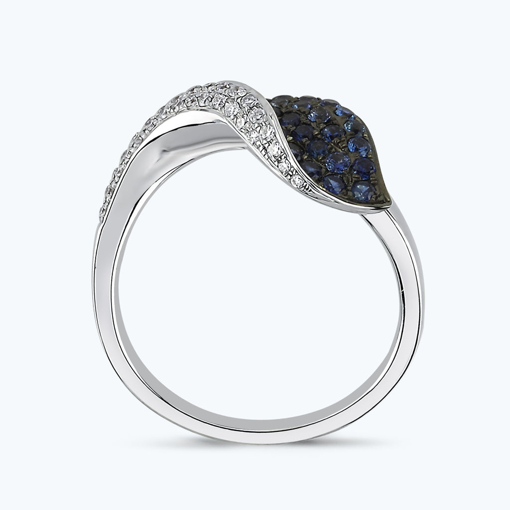 Sapphire Diamond Ring