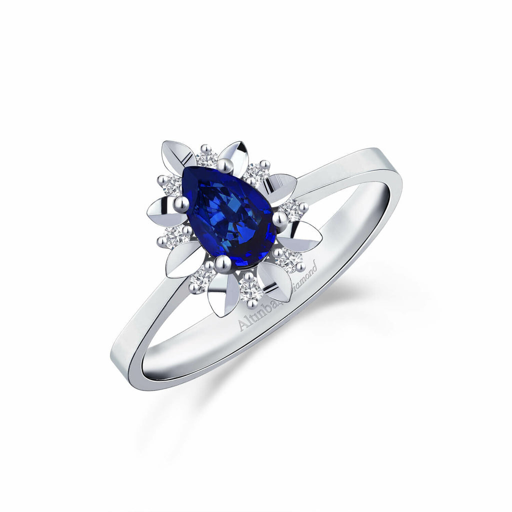 Sapphire Diamond Ring