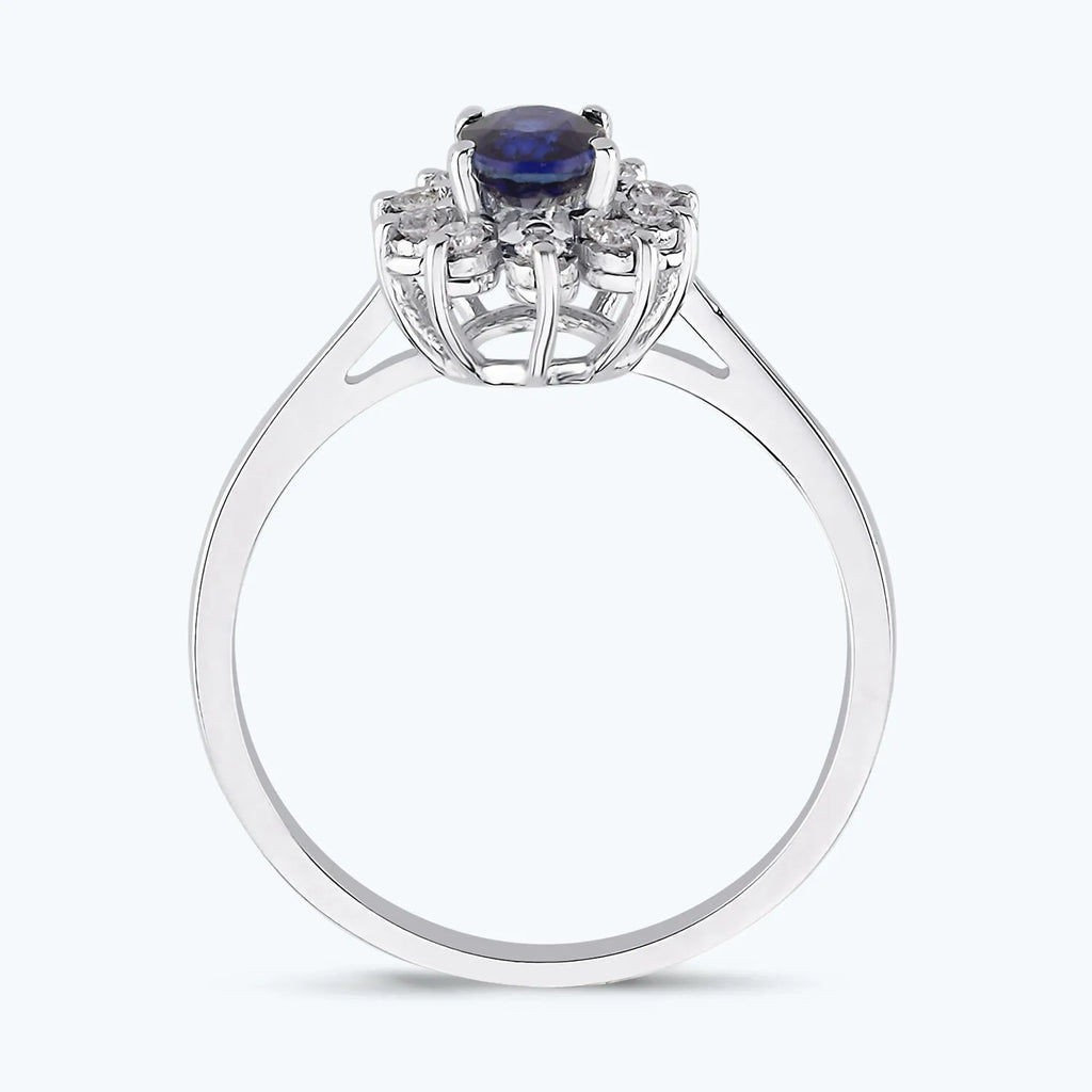 Saphir Diamantring