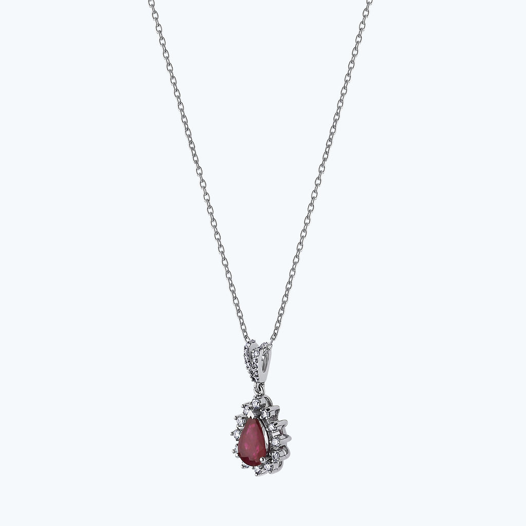 Ruby Diamond Necklace