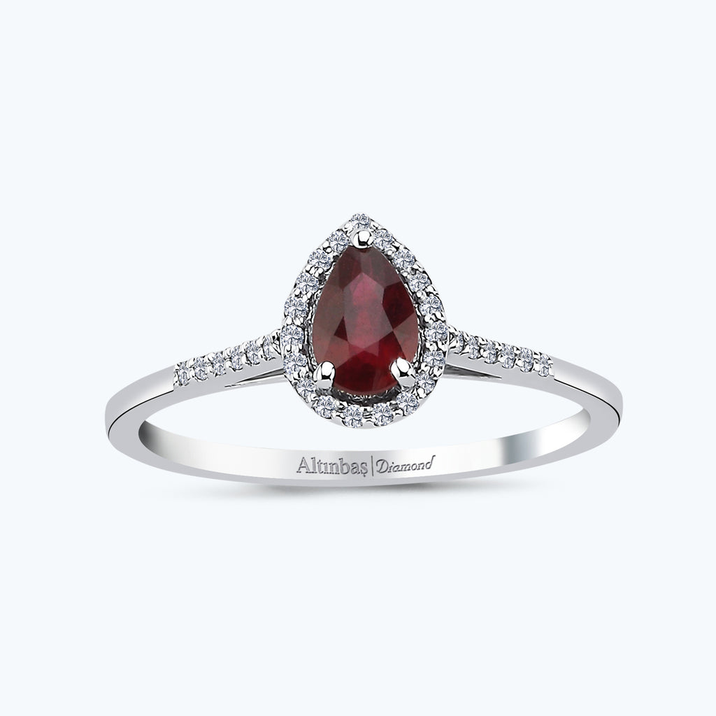 Bague Diamant Rubis