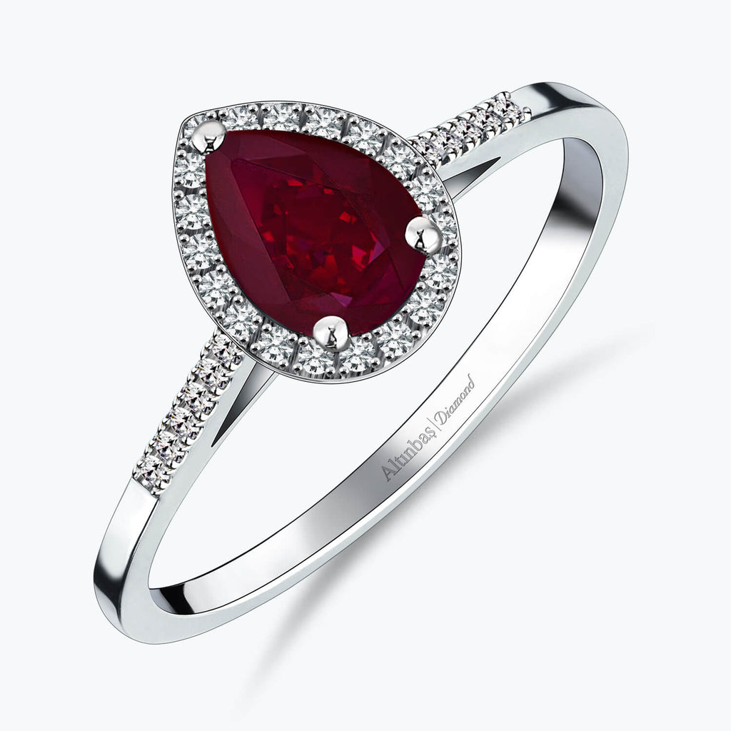 Bague Diamant Rubis